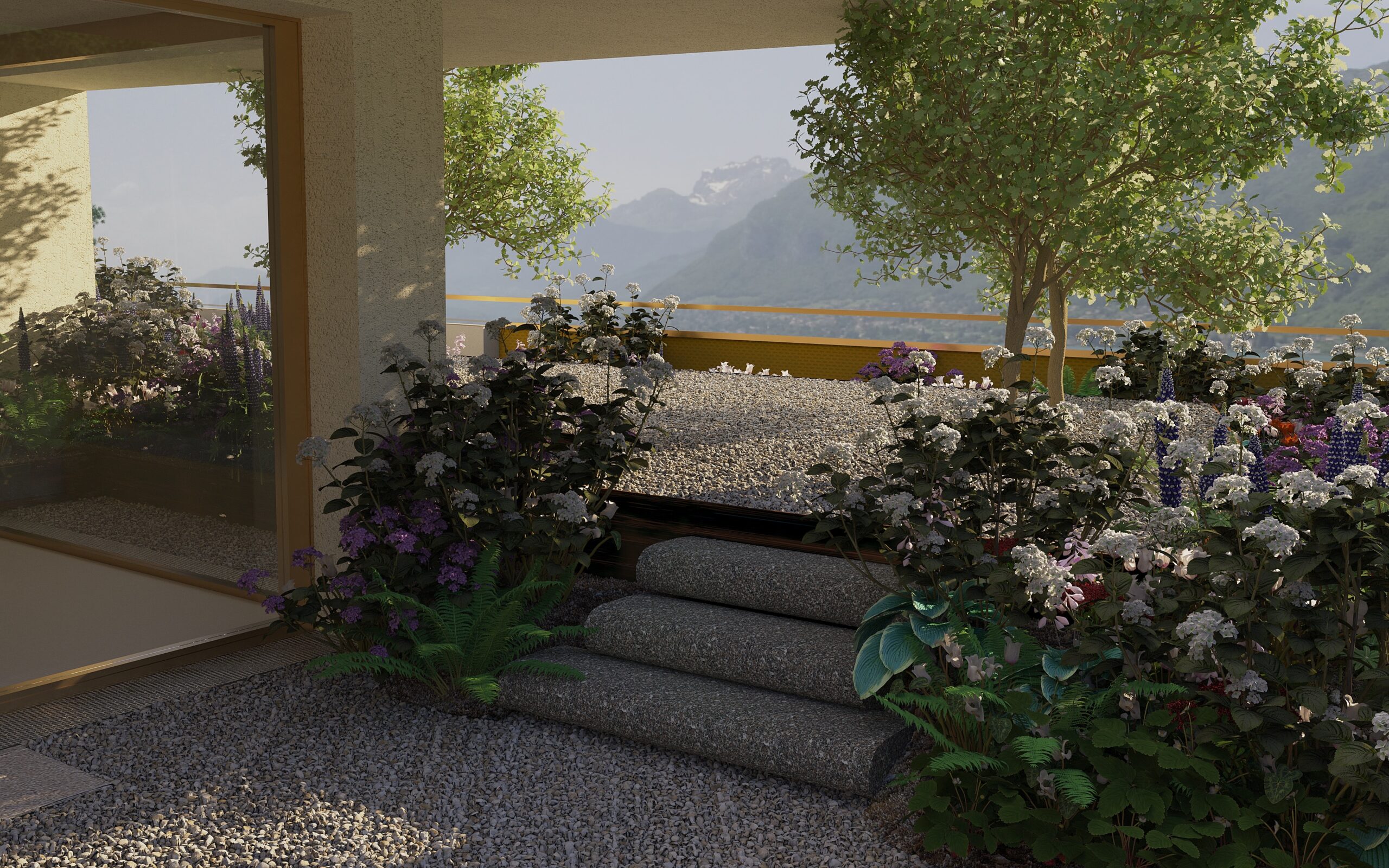 Kobel Gartengestaltung Visualisierung Terrassengestaltung 2020
